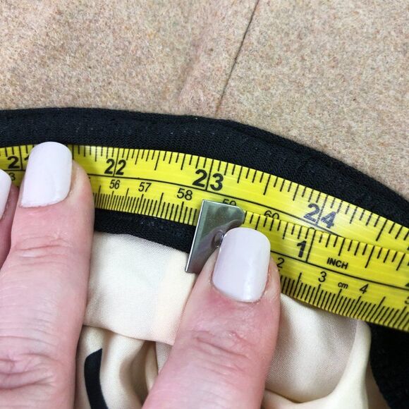 NWT ASN Hats Harper Adjustable Soft Felt Hat (M) Oatmeal Tan Camel Braid Lined - Picture 9 of 10